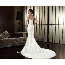 ZM16001 Custom Gowns für eine Hochzeit Ganze Spitze Appliqued Grecian Stil Perfekte Hochzeitskleid Klassische Brautkleider